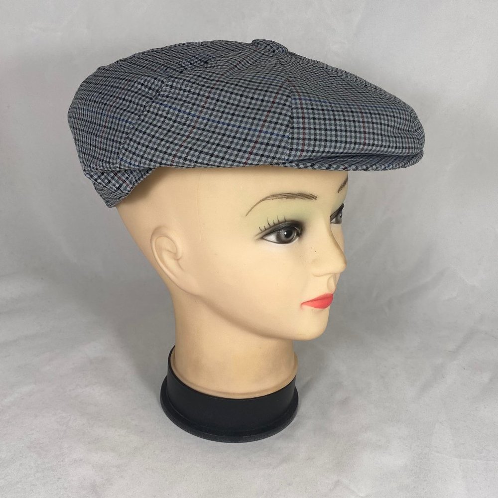 Genuine Christy' London Flat Hat Grey Made in Italy NWT